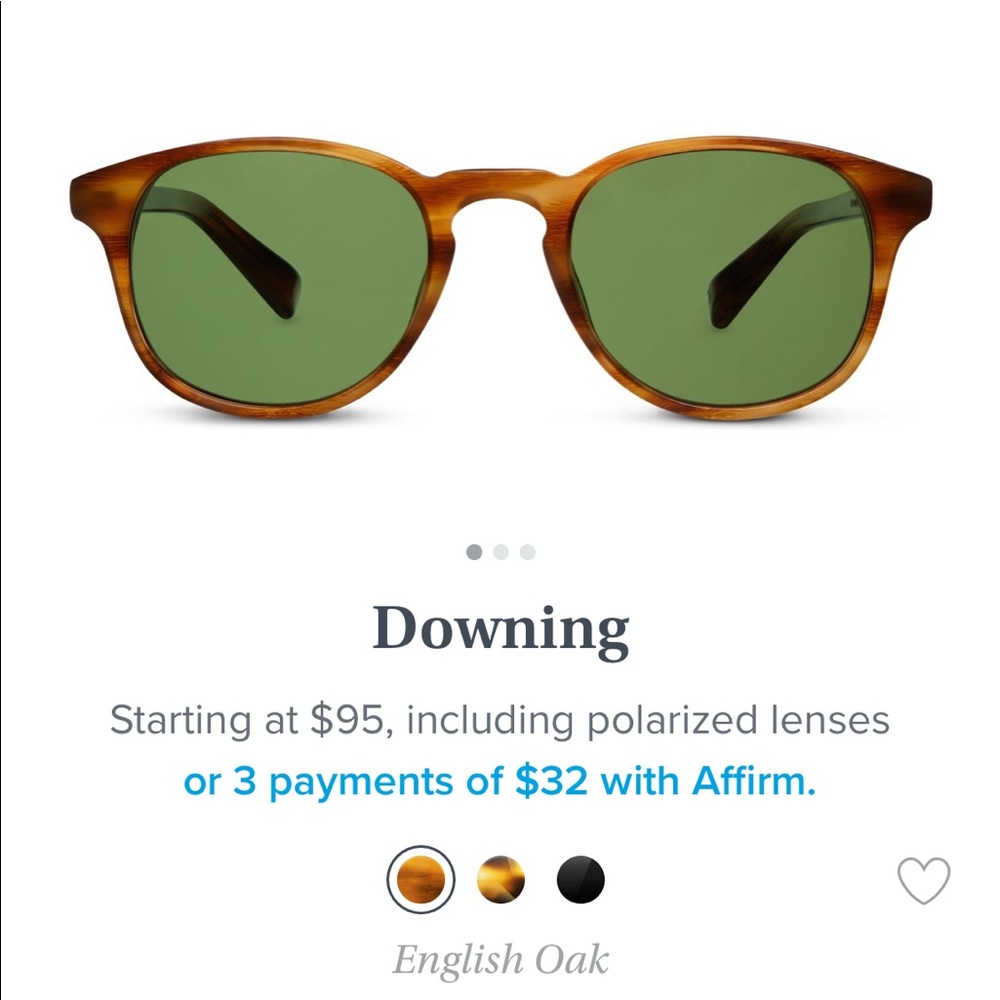 Warby Parker “Downing” Style Sunnies